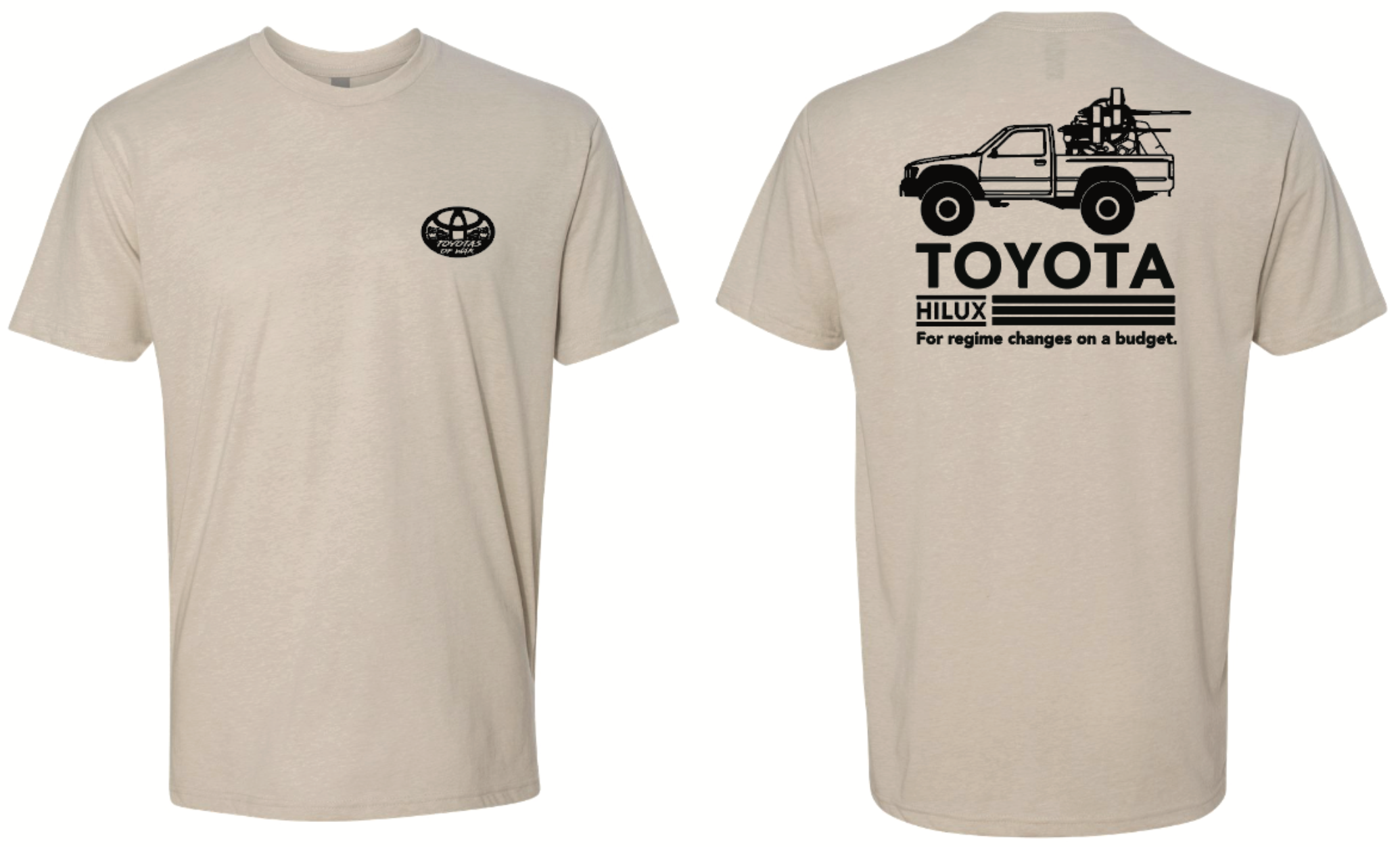 Hilux Budget Shirts- Toyotas of War