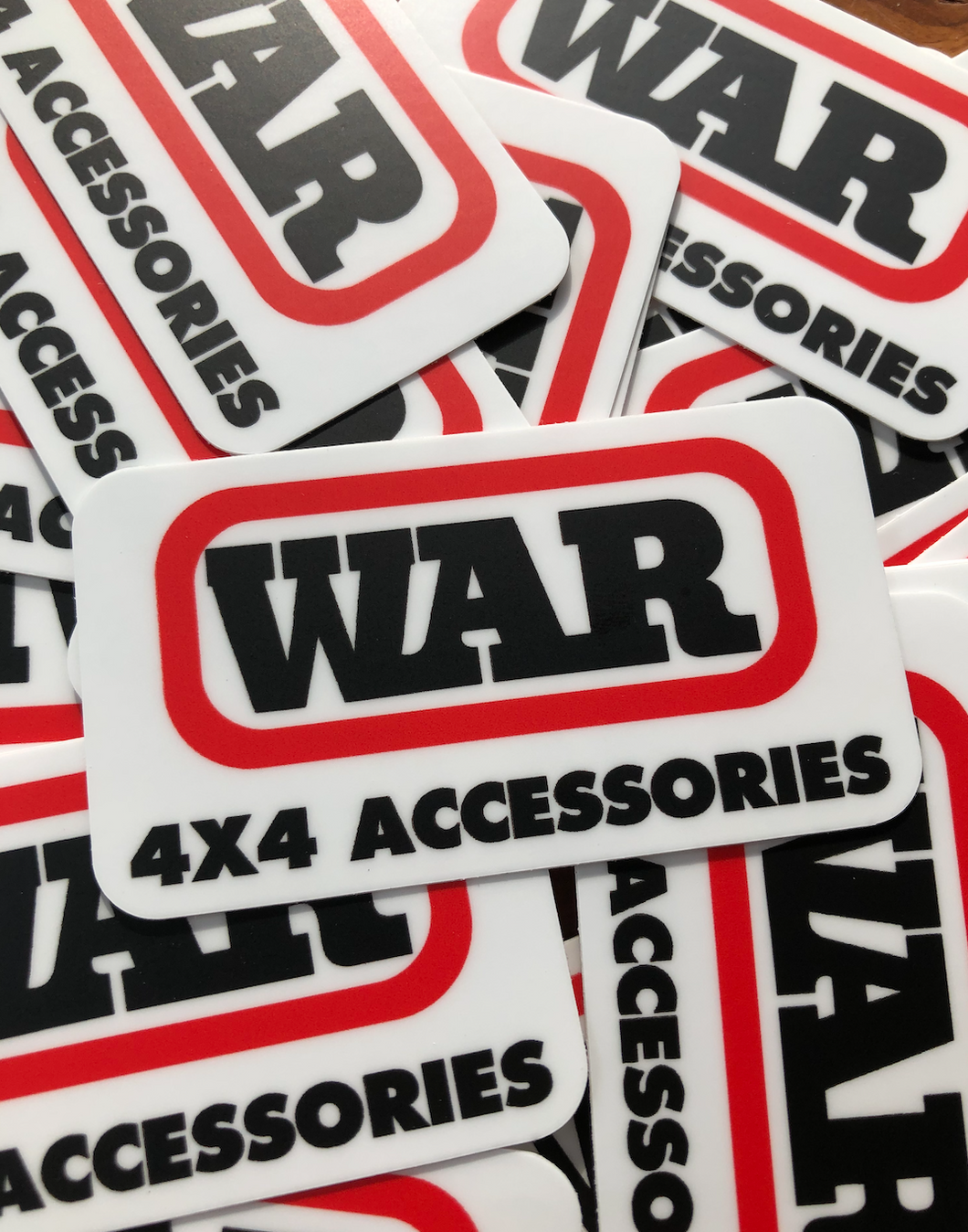 War 4x4 Accessories Sticker